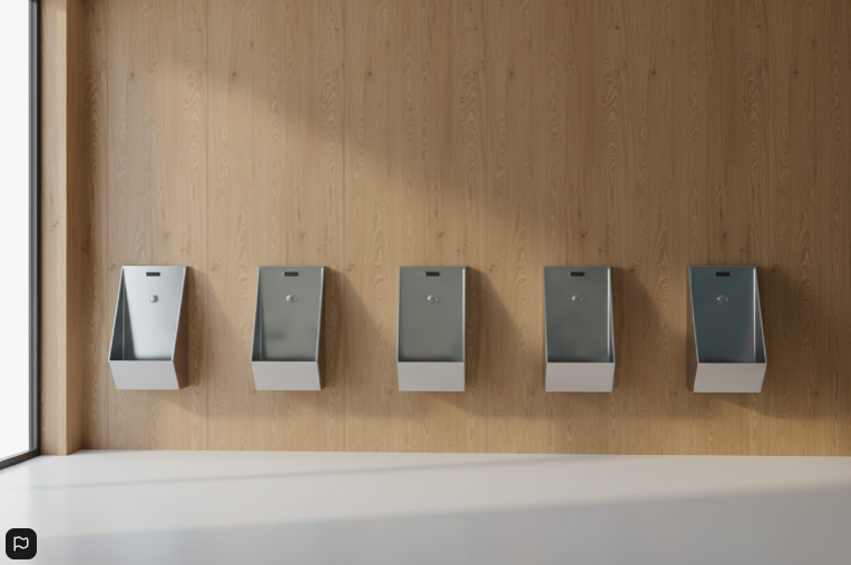 Urinól SENSES com sensor incorporado