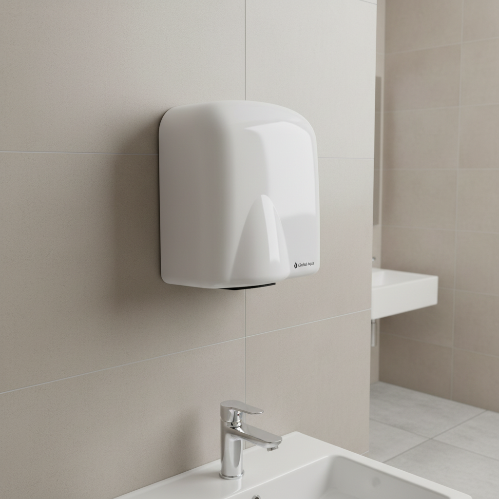 Secador de Mãos Silencioso (45dB) para Ambientes Sensíveis. S-200
