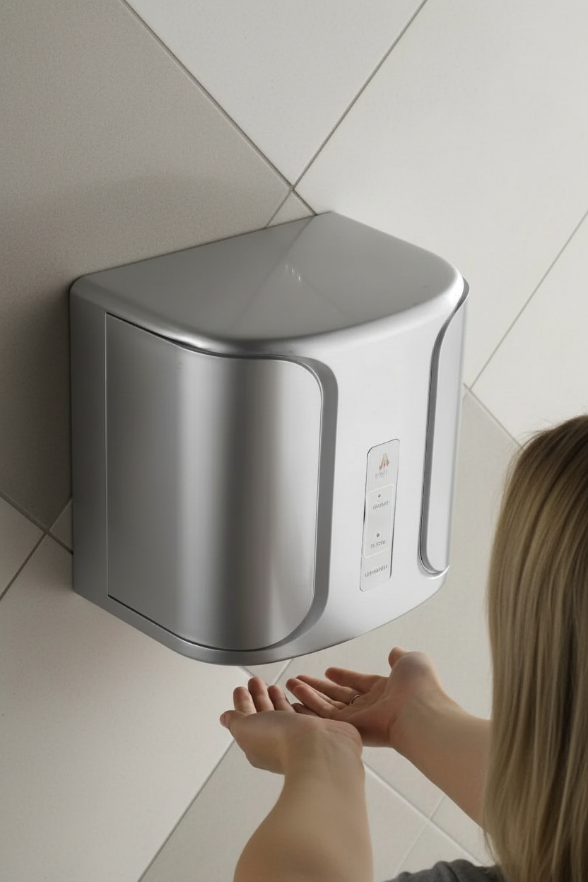 TURBO - Secador de Mãos com lamina de ar potente!