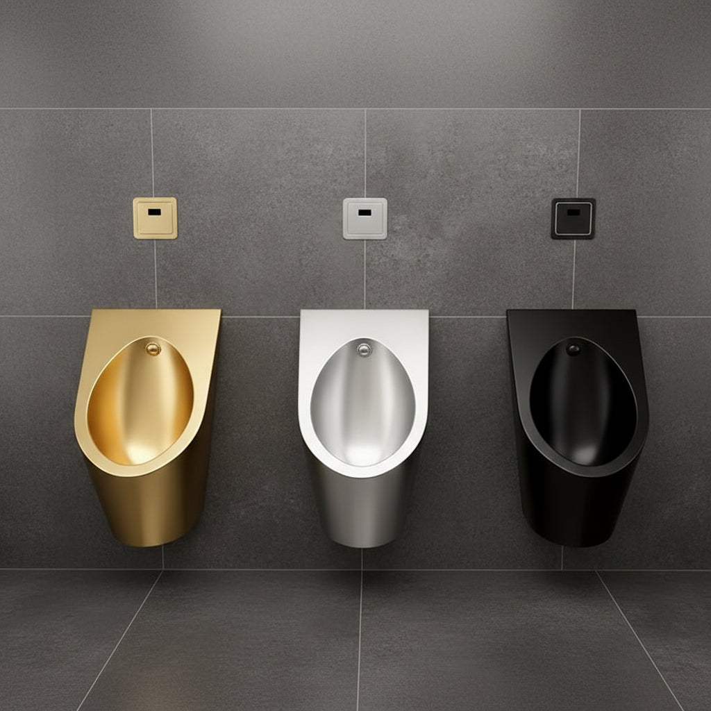 Urinol de Design Moderno e Contemporâneo, com Acabamento de Luxo e Elegância Premium para Espaços Sanitários Sofisticados