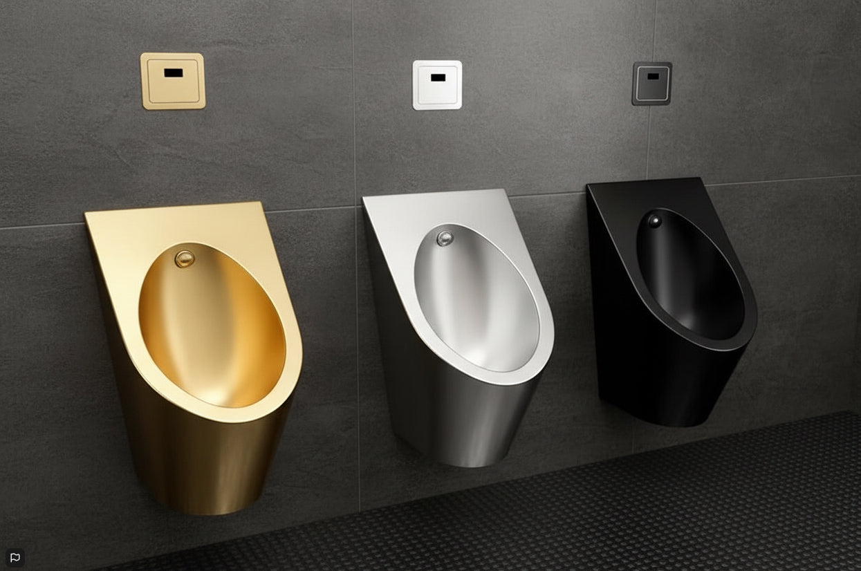Urinol de Design Moderno e Contemporâneo, com Acabamento de Luxo e Elegância Premium para Espaços Sanitários Sofisticados